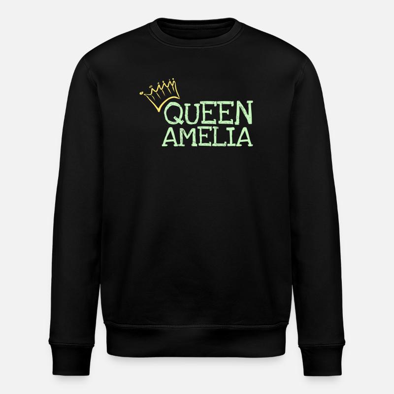 Amelia - Stanley/Stella ROLLER Unisex Organic Sweatshirt - black