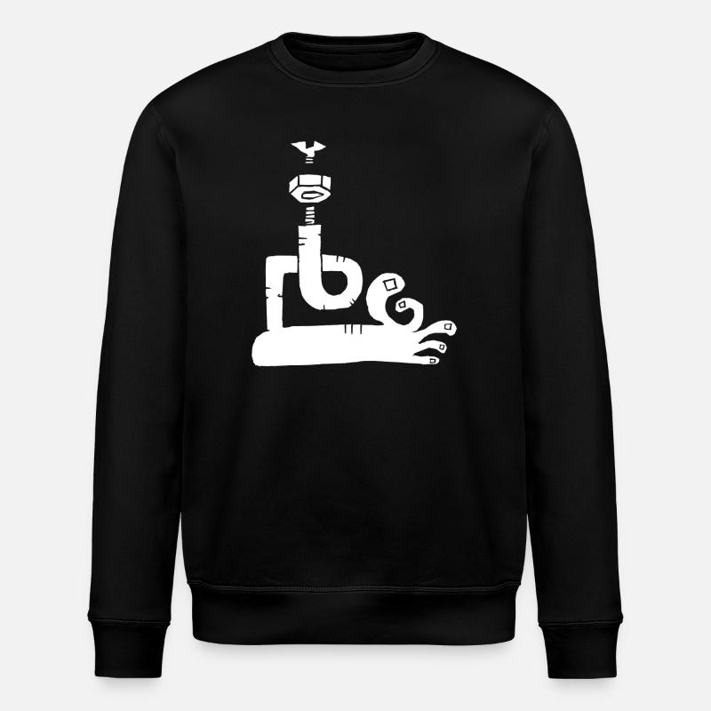 foot! - Stanley/Stella ROLLER Unisex Organic Sweatshirt - black