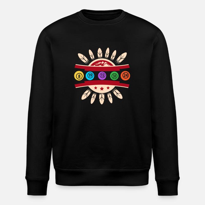 Bingo Bingo Indiens Bingo - Sweat bio ROLLER Stanley/Stella Unisexe - noir
