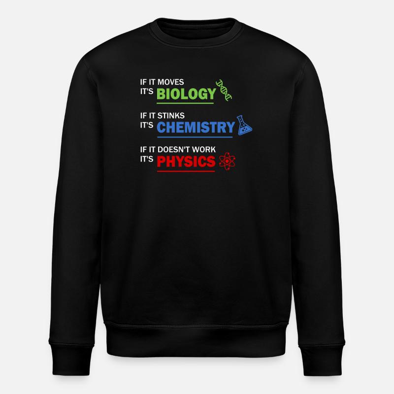 Naturwissenschaften - Stanley/Stella Unisex Bio-Sweatshirt ROLLER - Schwarz