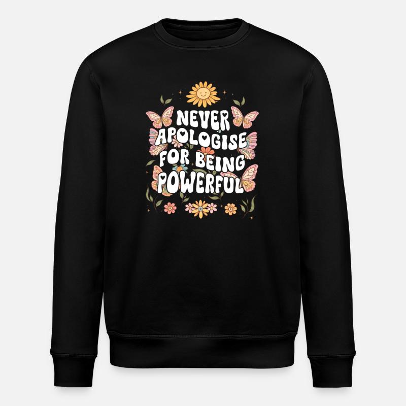 Graphique inspirant de fan papillon - Sweat bio ROLLER Stanley/Stella Unisexe - noir