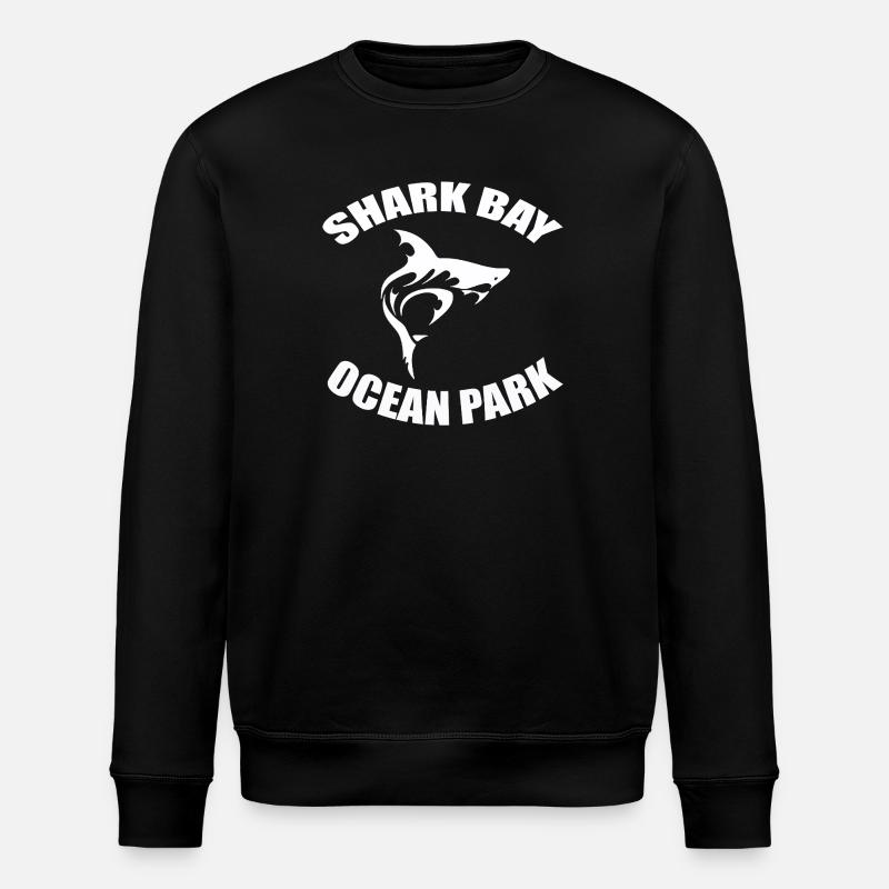 SHARK BAY OCEAN PARK - Stanley/Stella ROLLER Unisex Organic Sweatshirt - black