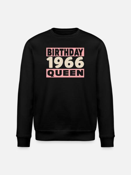 Biker 60 Years 1966 Anniversary - Stanley/Stella ROLLER Unisex Organic Sweatshirt - black