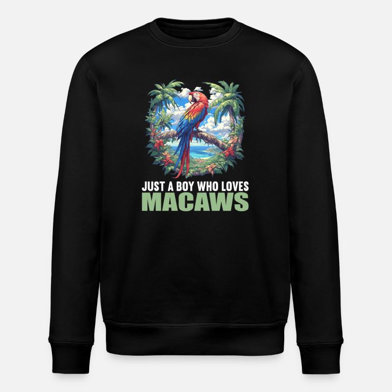 Macaw's Era - Stanley/Stella ROLLER Unisex Organic Sweatshirt - black