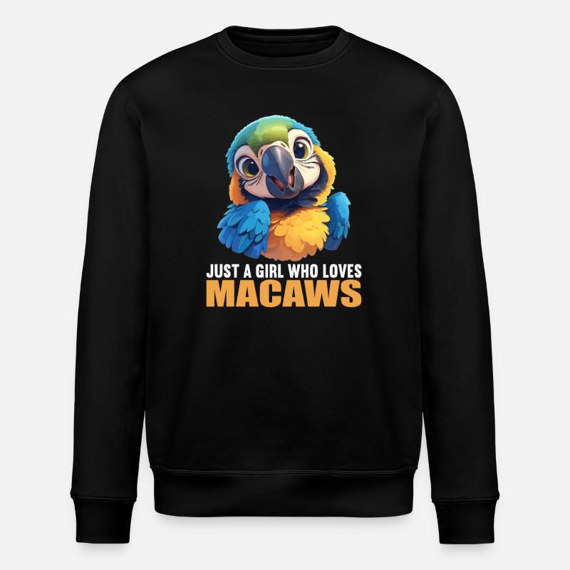 Macaw's Era - Stanley/Stella ROLLER Unisex Organic Sweatshirt - black