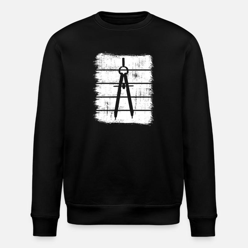 Compasses - Stanley/Stella ROLLER Unisex Organic Sweatshirt - black