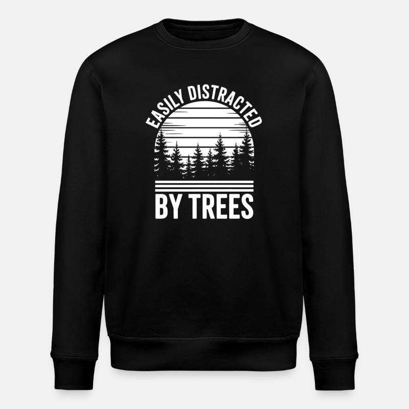 Bäume Sprüche Baum Lustiges Bäume Geschenk - Stanley/Stella Unisex Bio-Sweatshirt ROLLER - Schwarz