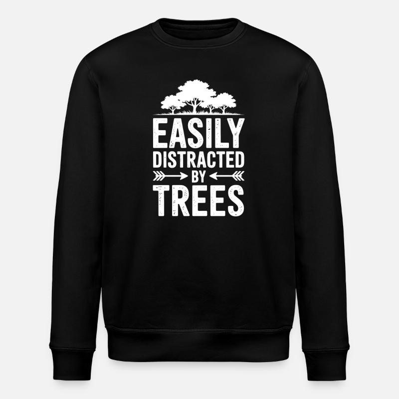 Bäume Sprüche Baum Lustiges Bäume Geschenk - Stanley/Stella Unisex Bio-Sweatshirt ROLLER - Schwarz