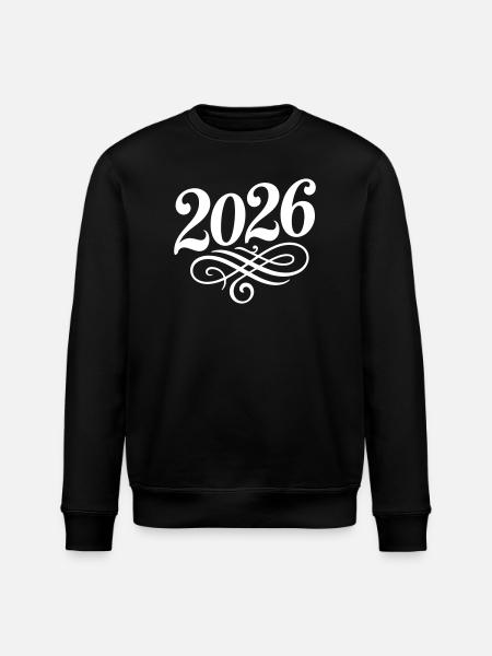 2026 year - Stanley/Stella ROLLER Unisex Organic Sweatshirt - black