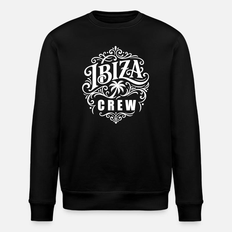 Ibiza Crew - Stanley/Stella Unisex Bio-Sweatshirt ROLLER - Schwarz