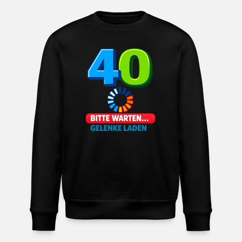 40 Gelenke Laden - Stanley/Stella Unisex Bio-Sweatshirt ROLLER - Schwarz