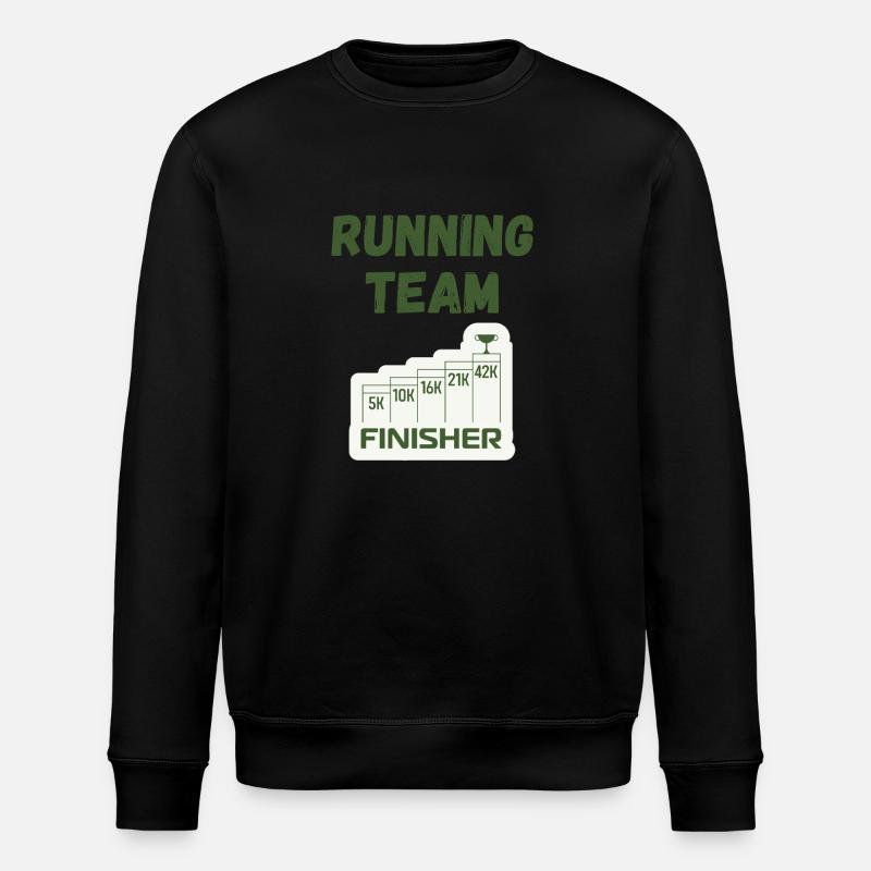 Running Team - Stanley/Stella ROLLER Unisex Organic Sweatshirt - black