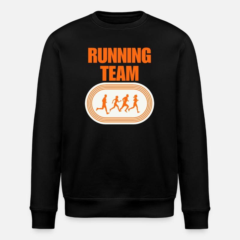 Running Team - Stanley/Stella Unisex Bio-Sweatshirt ROLLER - Schwarz