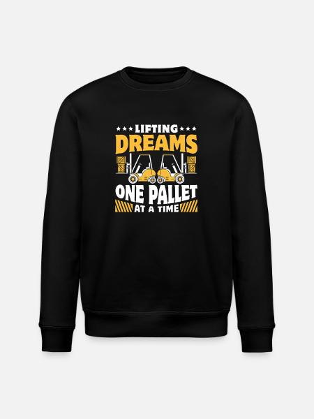 Staplerfahrer Englisch Spruch Stapler - Stanley/Stella Unisex Bio-Sweatshirt ROLLER - Schwarz