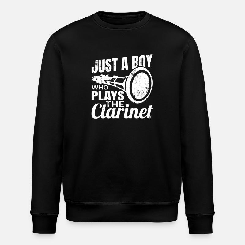 Boys clarinet - Stanley/Stella ROLLER Unisex Organic Sweatshirt - black