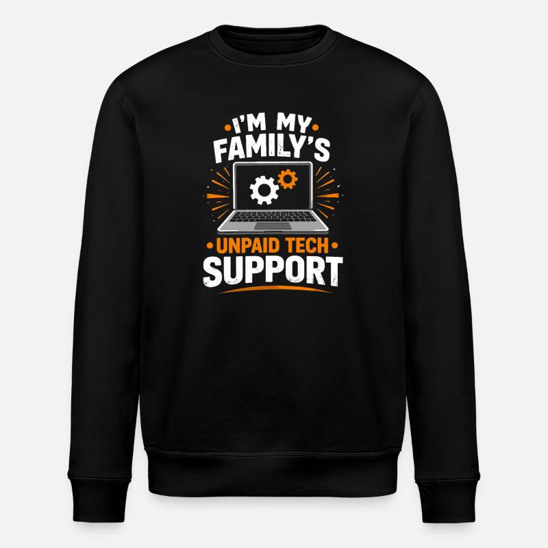 Support technique familial non rémunéré - Sweat bio ROLLER Stanley/Stella Unisexe - noir