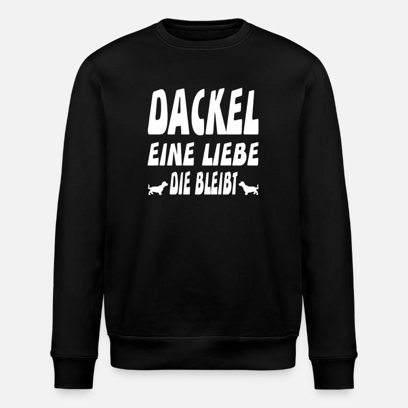 Dackel - Stanley/Stella Unisex Bio-Sweatshirt ROLLER - Schwarz