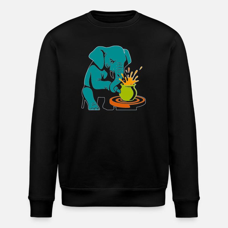 Maître des Troncs - Anarchie de l’Émail - Sweat bio ROLLER Stanley/Stella Unisexe - noir
