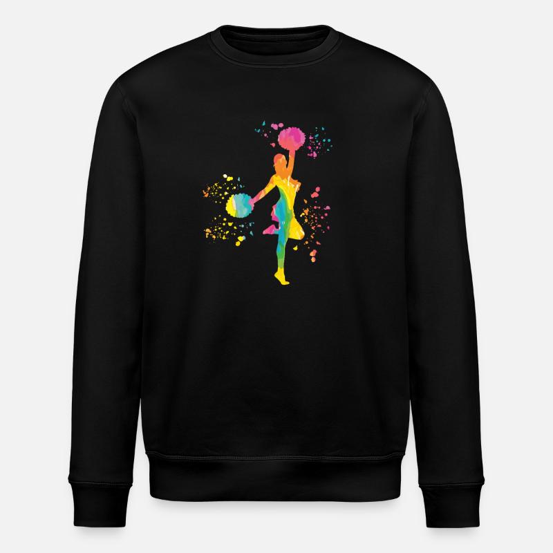 Cheerpom pom girls Mom Cheerleading - Sweat bio ROLLER Stanley/Stella Unisexe - noir