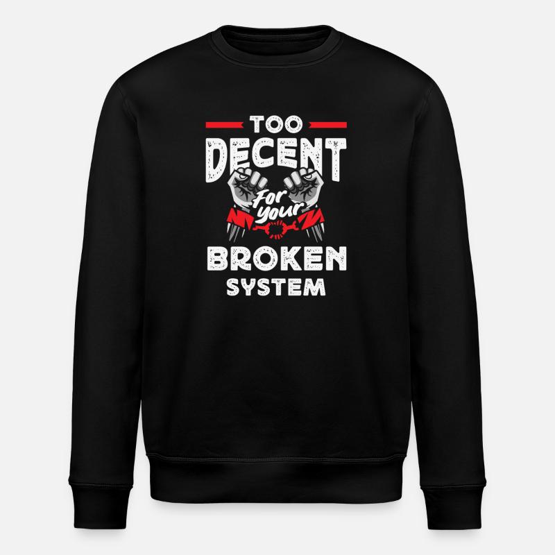 radicalized by fundamental - Stanley/Stella ROLLER Unisex Organic Sweatshirt - black