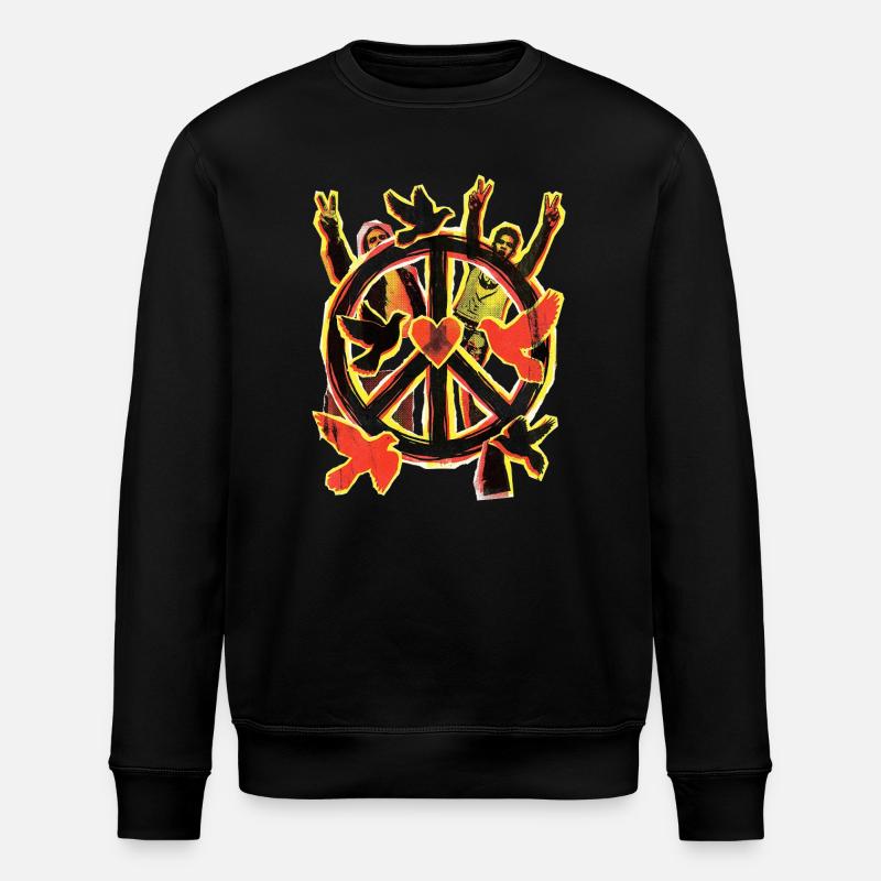 Paix Liberté Allemagne - Sweat bio ROLLER Stanley/Stella Unisexe - noir