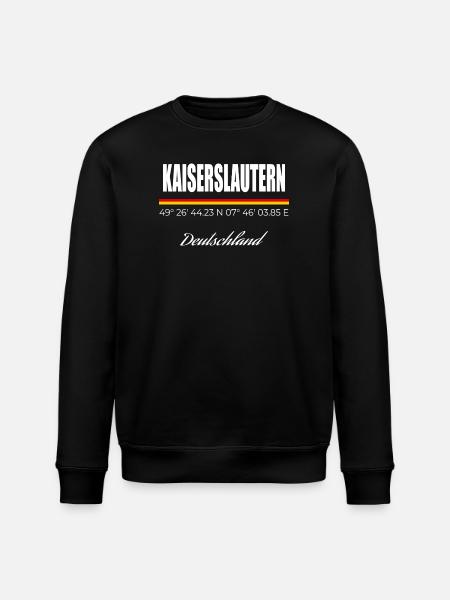 Kaiserslautern - Stanley/Stella Unisex Bio-Sweatshirt ROLLER - Schwarz