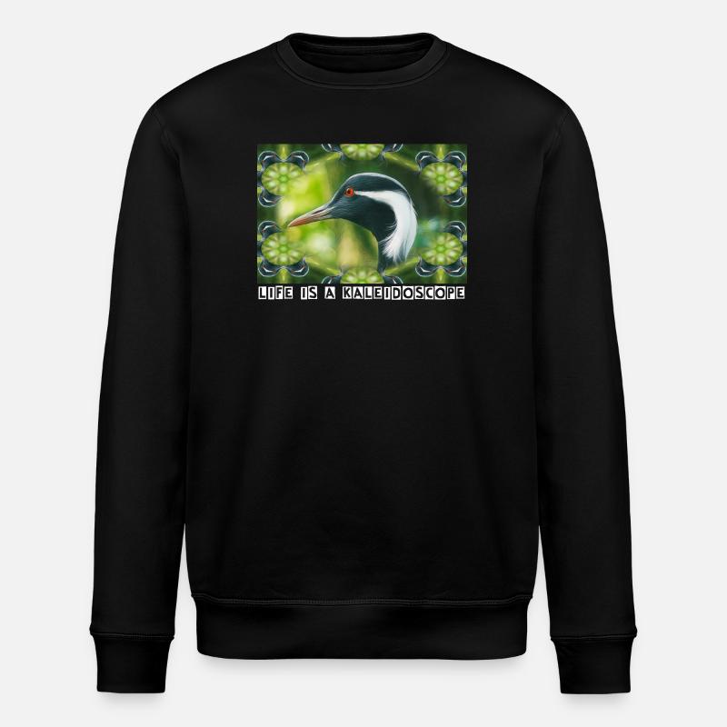 Kaleidoscope - Stanley/Stella Unisex Bio-Sweatshirt ROLLER - Schwarz