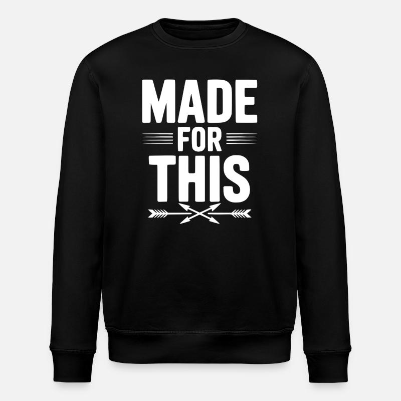 Dafür gemacht - Stanley/Stella Unisex Bio-Sweatshirt ROLLER - Schwarz