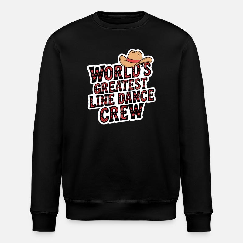 Weltbeste Line Dance Crew - Stanley/Stella Unisex Bio-Sweatshirt ROLLER - Schwarz