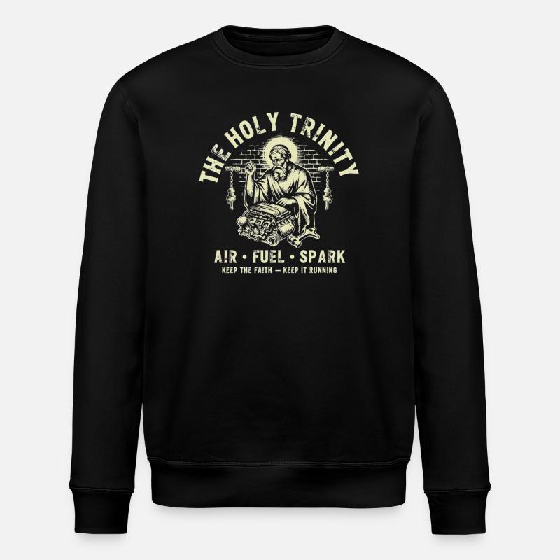Holy Trinity Engine Spark - Stanley/Stella Unisex Bio-Sweatshirt ROLLER - Schwarz