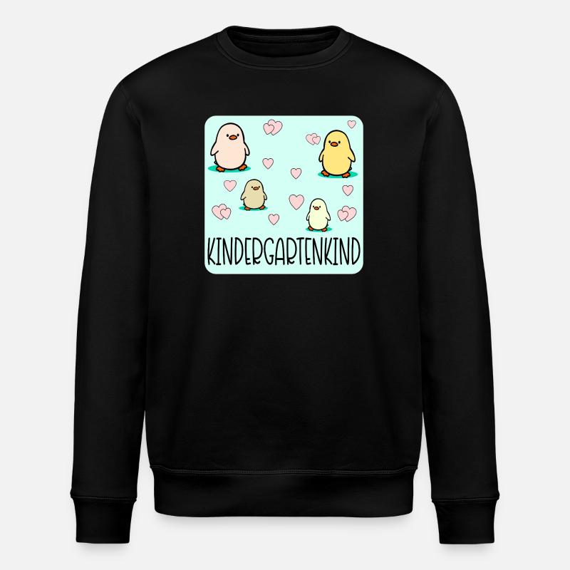 Kindergartenkind Küken Kleinkinder - Stanley/Stella Unisex Bio-Sweatshirt ROLLER - Schwarz