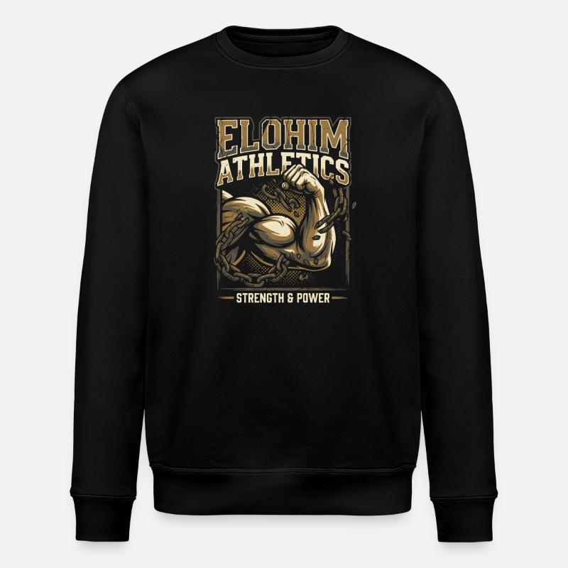 Hébreu Israélite Elohim - Sweat bio ROLLER Stanley/Stella Unisexe - noir