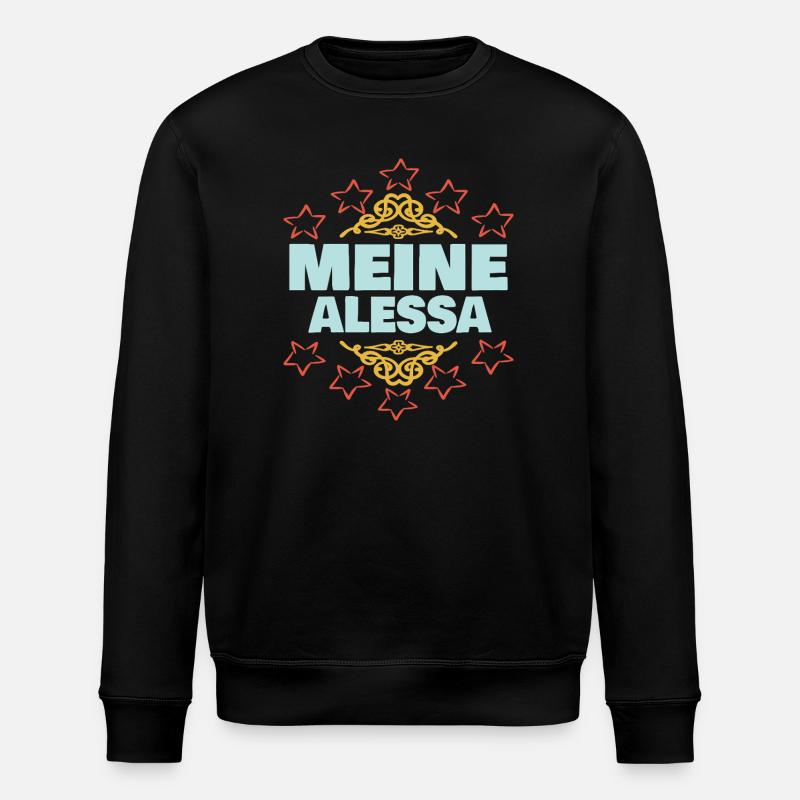 Ehefrau Alessa - Stanley/Stella Unisex Bio-Sweatshirt ROLLER - Schwarz