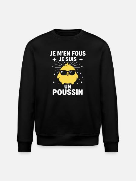 Poussin Soleil Carrément Cool - Sweat bio ROLLER Stanley/Stella Unisexe - noir