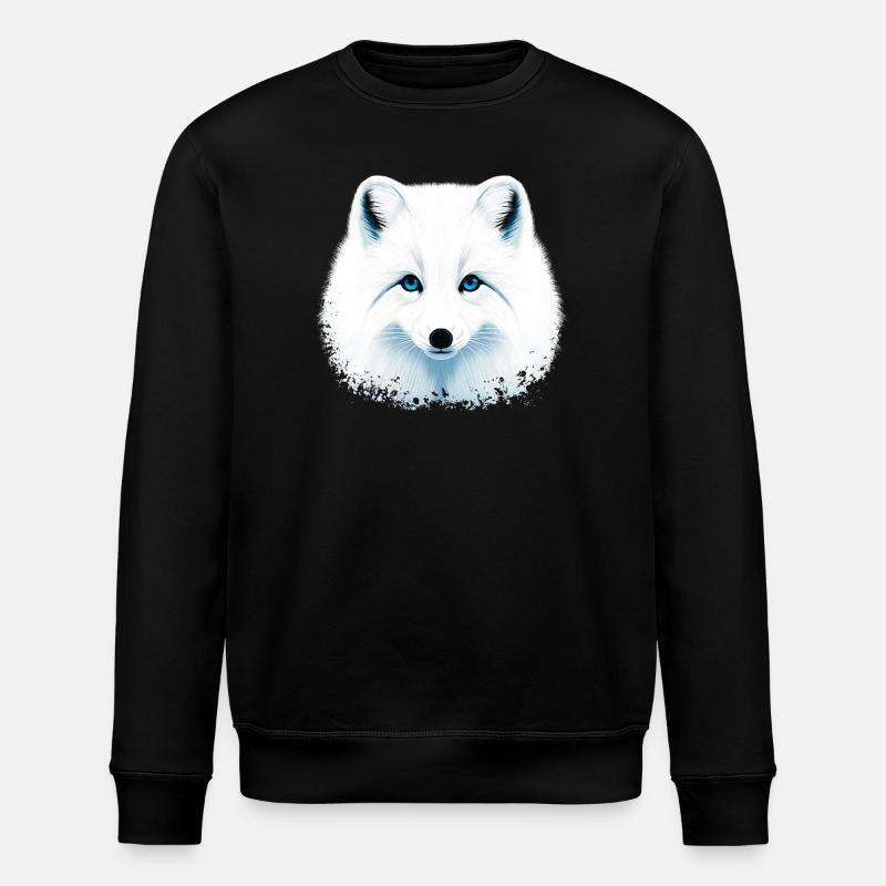 Polarfuchs - Stanley/Stella Unisex Bio-Sweatshirt ROLLER - Schwarz