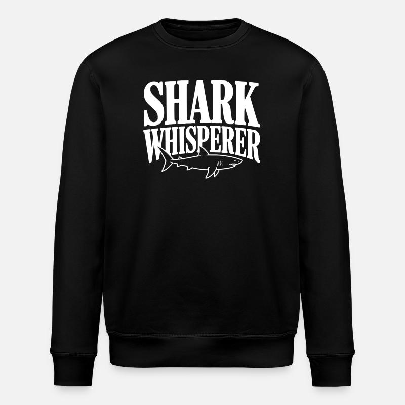 Hai-Flüsterer - Stanley/Stella Unisex Bio-Sweatshirt ROLLER - Schwarz