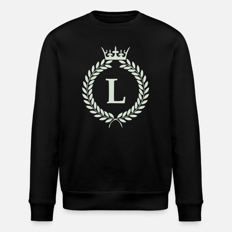 L_wappen- - Stanley/Stella ROLLER Unisex Organic Sweatshirt - black