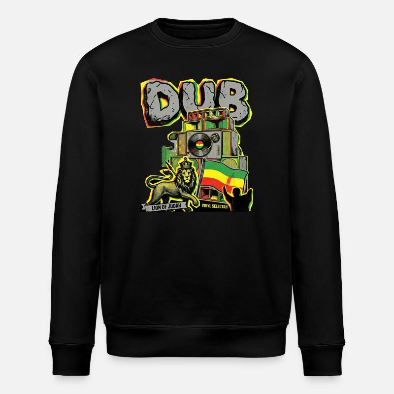 Dub Reggae Stone - Sweat bio ROLLER Stanley/Stella Unisexe - noir