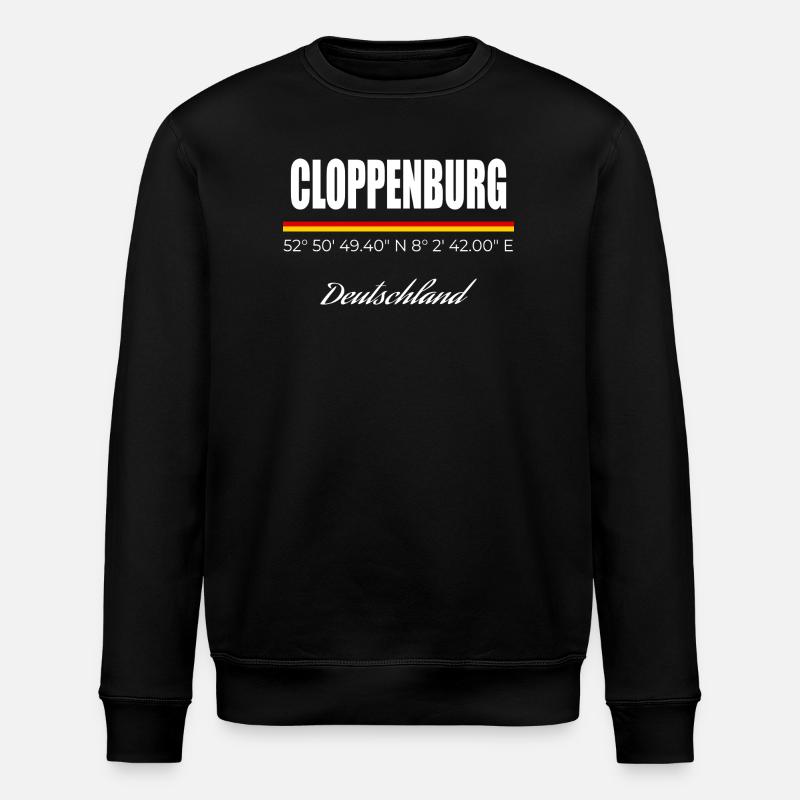 Cloppenburg - Stanley/Stella Unisex Bio-Sweatshirt ROLLER - Schwarz