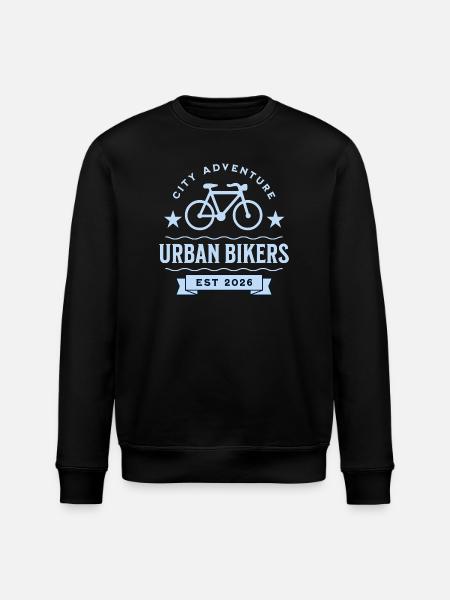 Urban Bikers geschaffen 2026 - Stanley/Stella Unisex Bio-Sweatshirt ROLLER - Schwarz