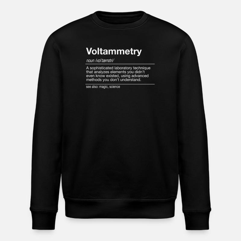 Voltammetry Polarography Chemistry - Stanley/Stella ROLLER Unisex Organic Sweatshirt - black