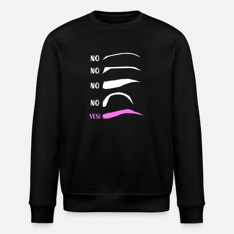 Makeup Microblading Cosmetic Beautician - Stanley/Stella ROLLER Unisex Organic Sweatshirt - black