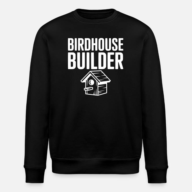 Constructeur de maisons à oiseaux - Sweat bio ROLLER Stanley/Stella Unisexe - noir