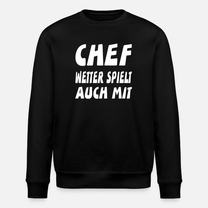 Chef - Stanley/Stella Unisex Bio-Sweatshirt ROLLER - Schwarz