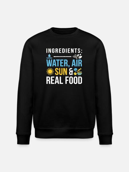 Nutrition Health Sports - Stanley/Stella ROLLER Unisex Organic Sweatshirt - black