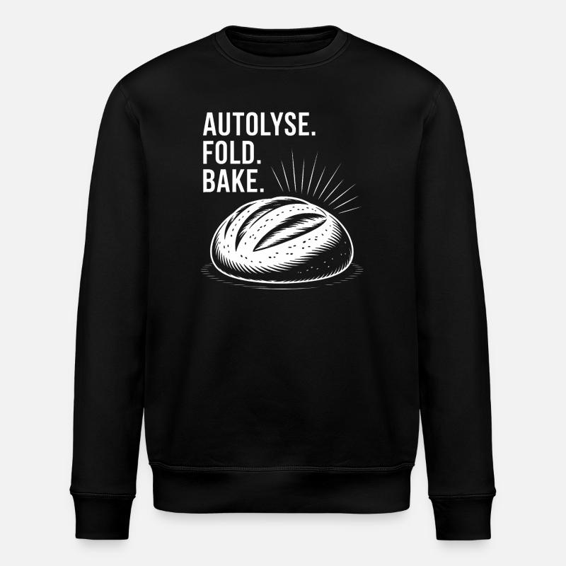 Bread Bold: Autolyse Art - Stanley/Stella ROLLER Unisex Organic Sweatshirt - black