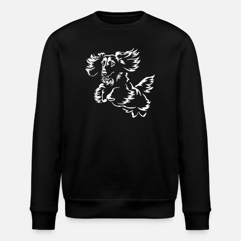Dachshund "Black Edition" - Stanley/Stella ROLLER Unisex Organic Sweatshirt - black