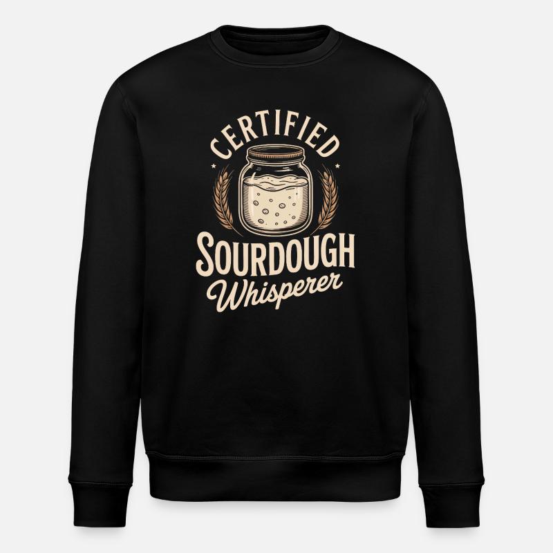 Zertifizierter Sauerteigflüsterer - Stanley/Stella Unisex Bio-Sweatshirt ROLLER - Schwarz
