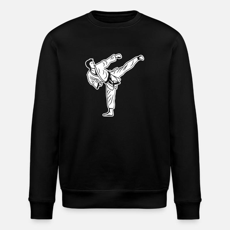 Karate Junge - Stanley/Stella Unisex Bio-Sweatshirt ROLLER - Schwarz