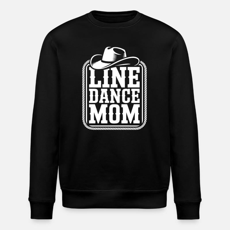 Line Dance Mom - Stanley/Stella ROLLER Unisex Organic Sweatshirt - black